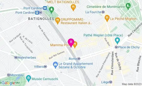 Localisation Restaurant  Gare au Gorille