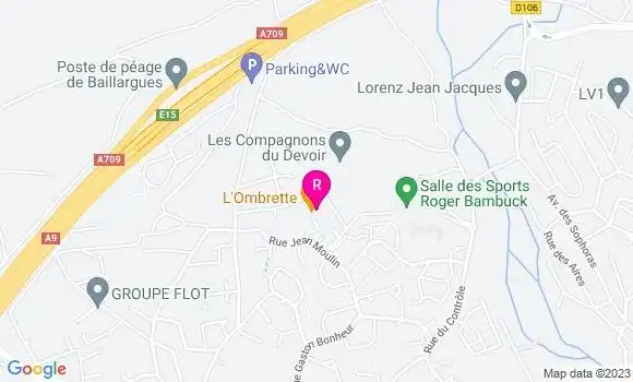 Localisation Restaurant  L