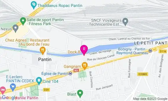 Localisation Restaurant  Dock B