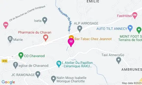 Localisation Restaurant  Au Cha l
