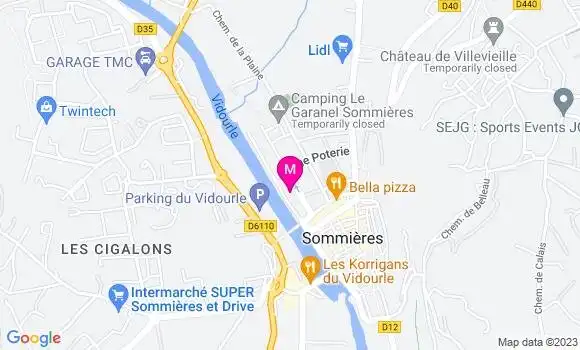 Localisation Restaurant  L