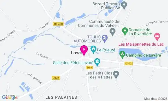 Localisation Brasserie La Toscane