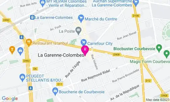 Localisation Restaurant  Délices du Bengale