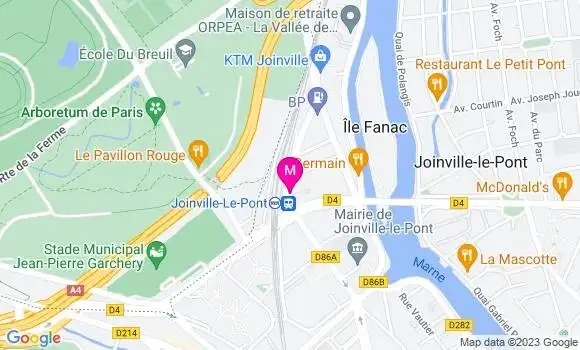 Localisation Restaurant  Le Joinville