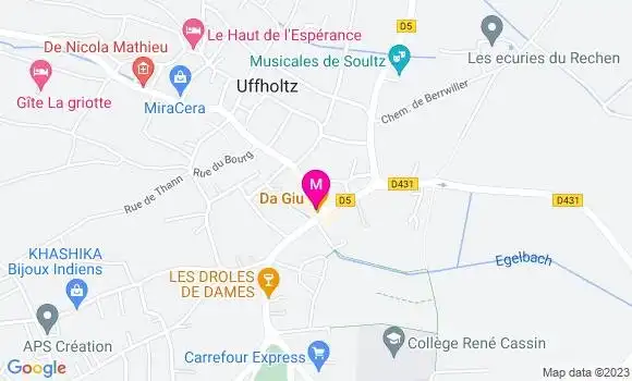 Localisation Restaurant Italien Da Giu
