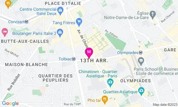 Localisation Restaurant Vietnamien Pho Thanh Pho