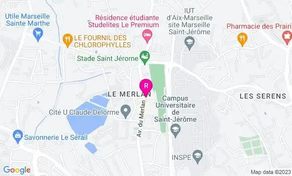 Localisation Restaurant  Le Vieux Moulin