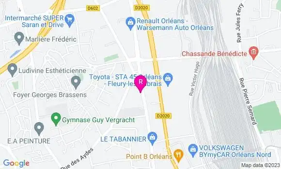 Localisation Restaurant  Chez les Jacquin