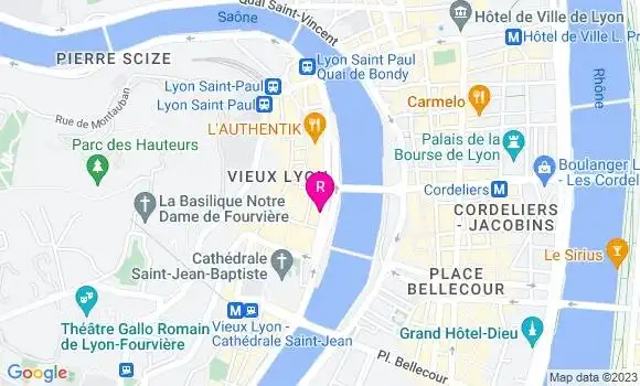 Localisation Restaurant Bar La Fonderie