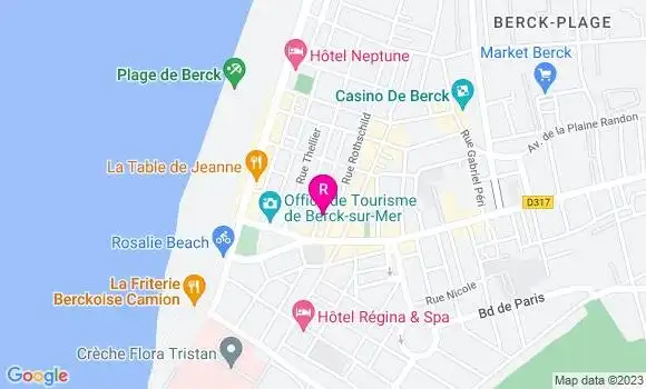 Localisation Restaurant  L