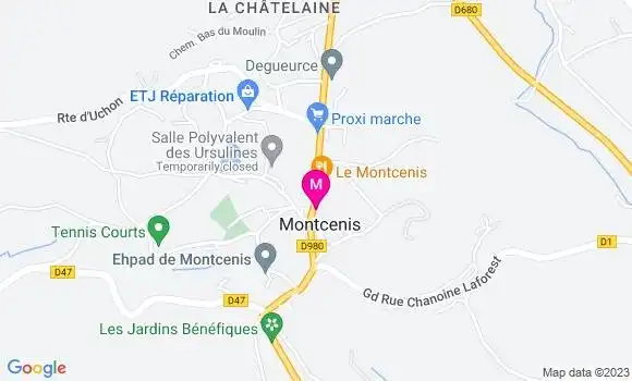 Localisation Pizzeria Pizza et Compagnie