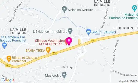 Localisation Restaurant  West