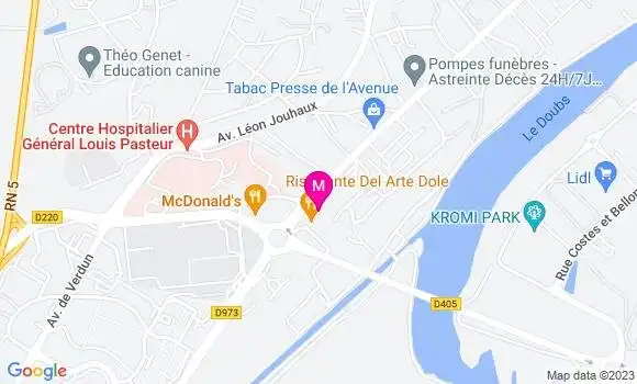 Localisation Restaurant Italien Ristorante Del Arte