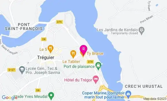 Localisation Restaurant  Ty Braise