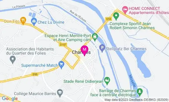 Localisation Restaurant  Le Dancourt