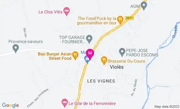 Localisation Restaurant  Le Caveau de Manon
