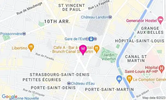 Localisation Restaurant  Le Buffet de la Gare