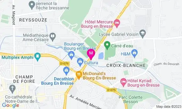 Localisation Restaurant  Le Verchère