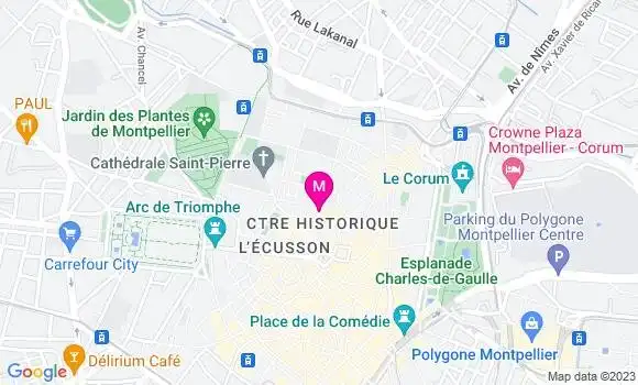 Localisation Restaurant  Le P