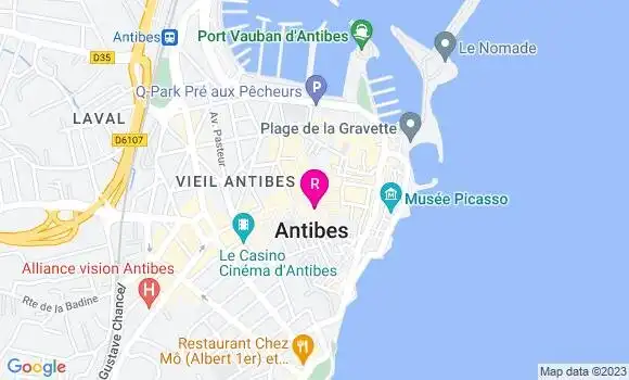 Localisation Restaurant  La Cote à l
