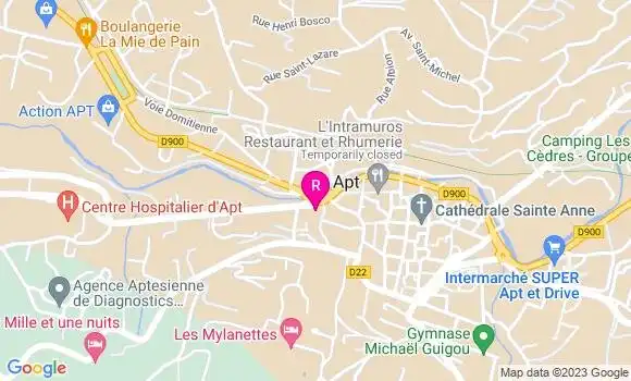 Localisation Pizzeria Chez Mon Cousin Alphonse