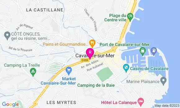 Localisation Restaurant  Chez Brigitte