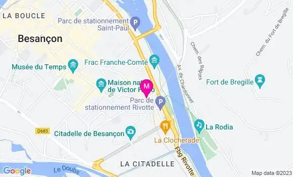 Localisation Restaurant  Rôtisserie Vauban