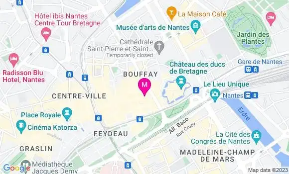 Localisation Restaurant  Le Gandhi