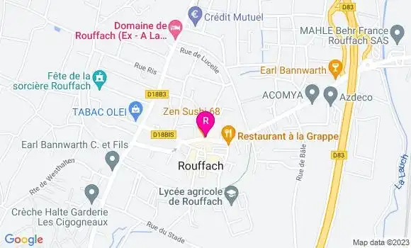 Localisation Zen Sushi
