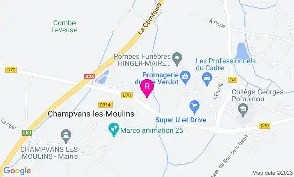 Localisation Restaurant  L