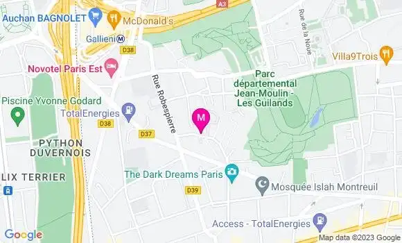 Localisation Restaurant Africain Le Châlet