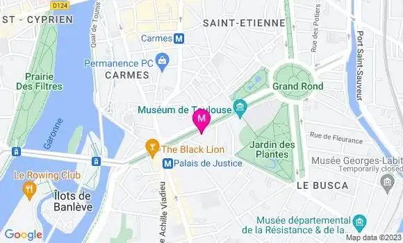 Localisation Restaurant Bar Le Café Adjacent