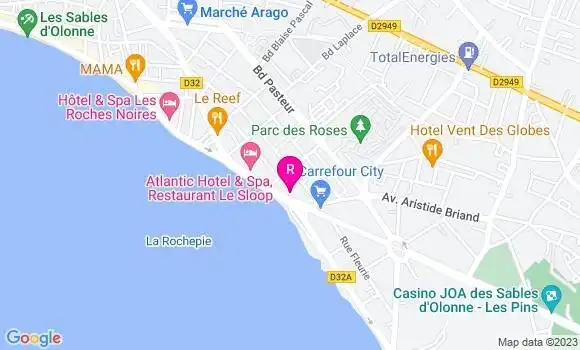 Localisation Crêperie La P