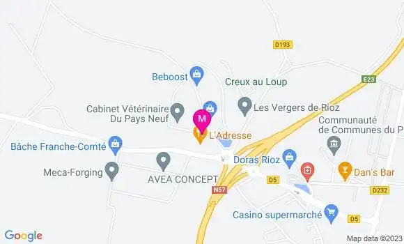 Localisation Restaurant  L