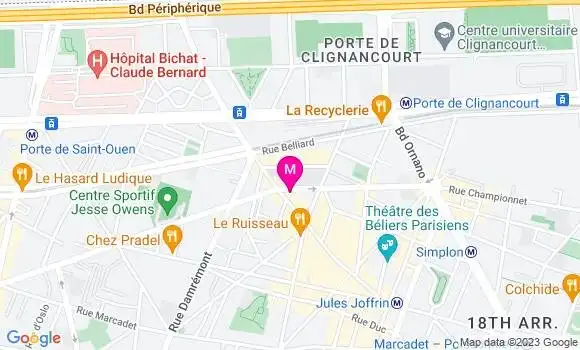 Localisation Restaurant  Café Belgrano