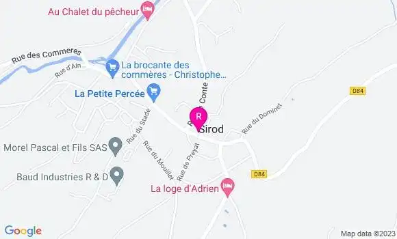 Localisation Restaurant  La Grange
