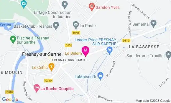 Localisation Restaurant  Le Belem