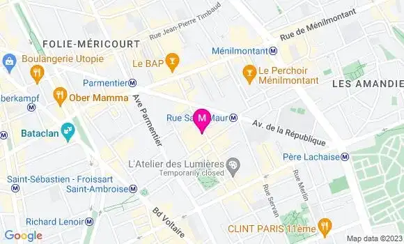 Localisation Restaurant  Le Café Lux