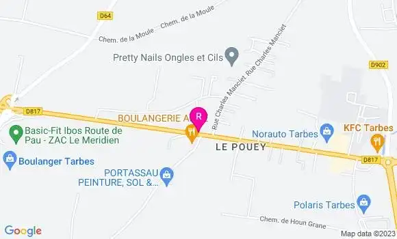 Localisation Restaurant  La Pause Gourmande
