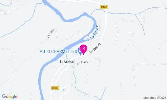 Localisation Auberge du Château