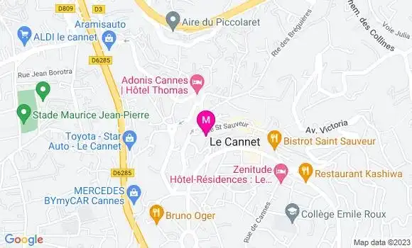 Localisation Restaurant  L