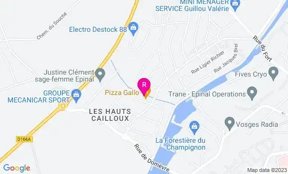 Localisation Pizzeria Pizza Cazzo