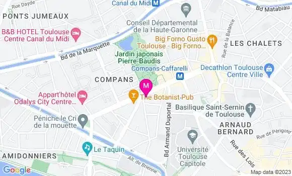 Localisation Restaurant  Le Saint Gery