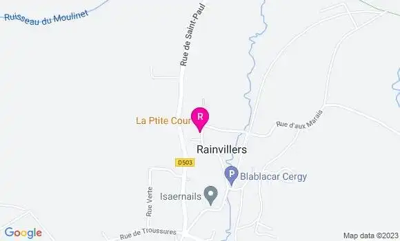 Localisation Restaurant  La Ptite Cour
