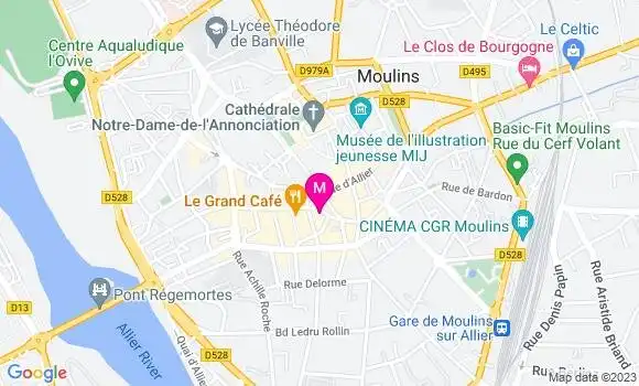 Localisation Le Bistrot de Guillaume