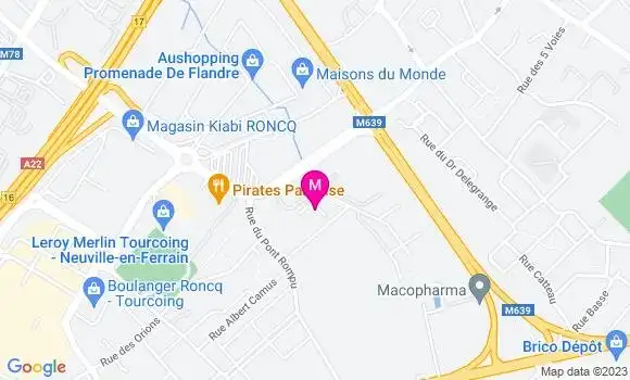 Localisation Restaurant  Lannjie Wok