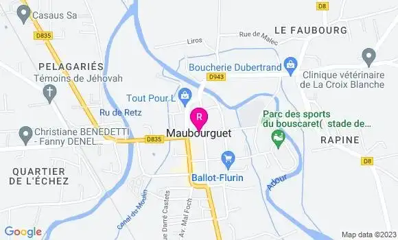 Localisation Restaurant  La Terre