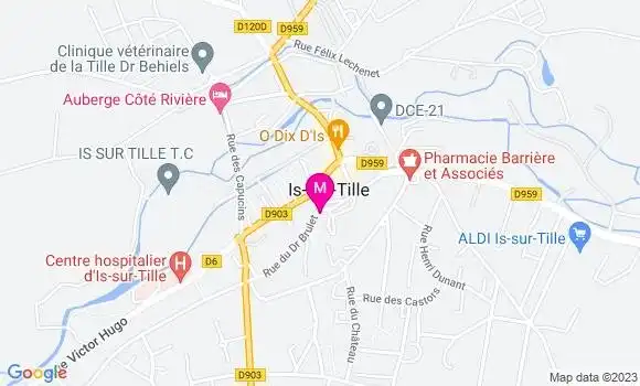 Localisation Restaurant  La Vieille Tour