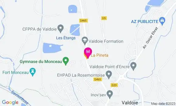 Localisation Restaurant Italien La Pineta