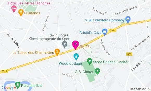 Localisation Restaurant  Via 47